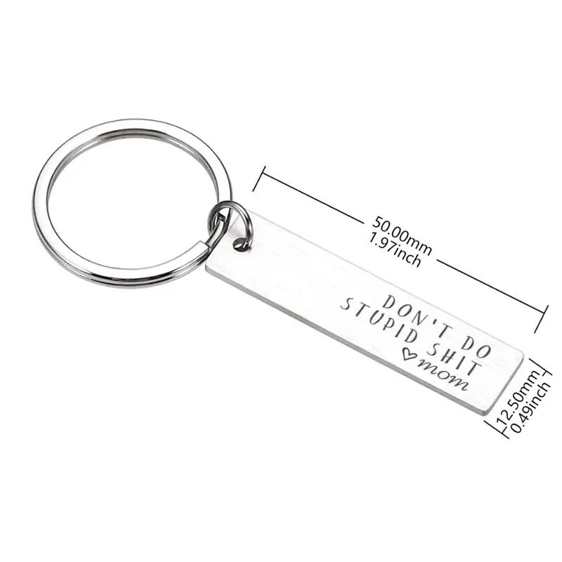 Creative Key Chain Gift for Teenagers - Don't Do Stupid Key Chain