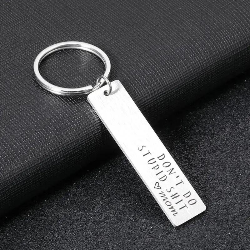 Creative Key Chain Gift for Teenagers - Don't Do Stupid Key Chain