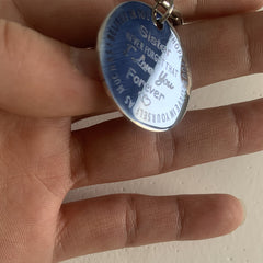 Sisters Metal Keyring - Ideal Gift for Her