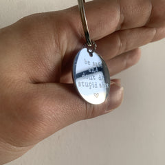 Thoughtful Keychain Gift for Men and Women: Stay Safe and Make Smart Decisions