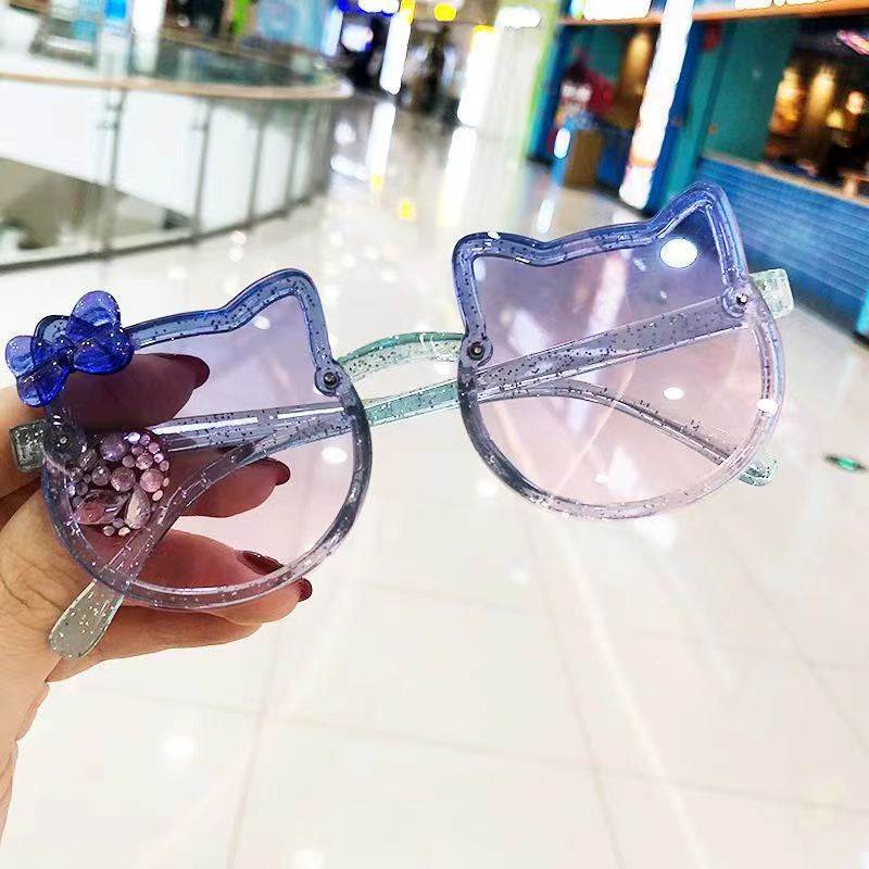 Y2K Cartoon Cat Sunglasses Sun Protection