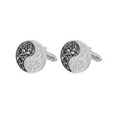 Metal Button Cufflinks Zinc Alloy Shirt Cufflinks for Wedding Suit
