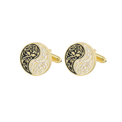 Metal Button Cufflinks Zinc Alloy Shirt Cufflinks for Wedding Suit