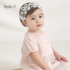 Toddler Girls Flowers Headbands Set of 3