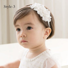 Toddler Girls Flowers Headbands Set of 3