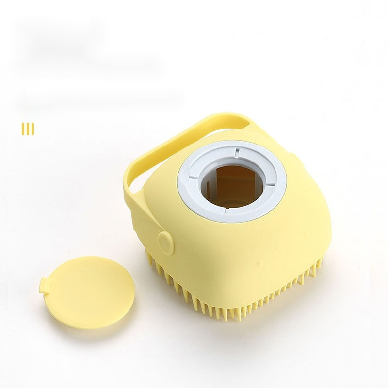Soft Silicone Baby Bathbrush Shampoo Wash Cleansing Brush