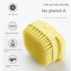 Soft Silicone Baby Bathbrush Shampoo Wash Cleansing Brush