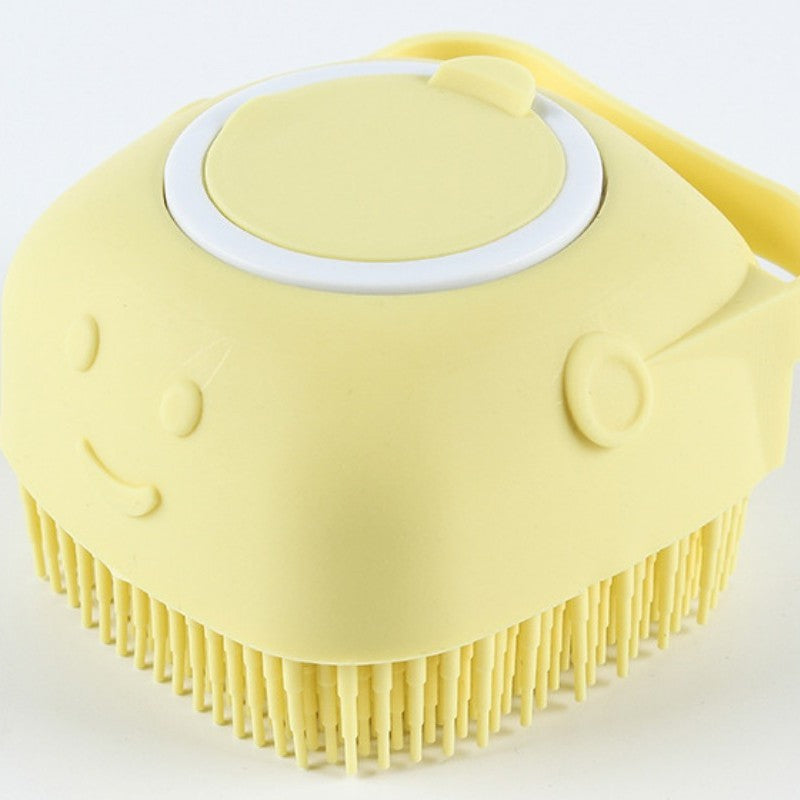 Soft Silicone Baby Bathbrush Shampoo Wash Cleansing Brush