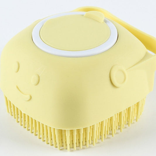 Soft Silicone Baby Bathbrush Shampoo Wash Cleansing Brush