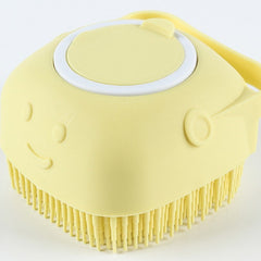 Soft Silicone Baby Bathbrush Shampoo Wash Cleansing Brush