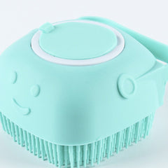 Soft Silicone Baby Bathbrush Shampoo Wash Cleansing Brush