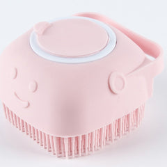 Soft Silicone Baby Bathbrush Shampoo Wash Cleansing Brush