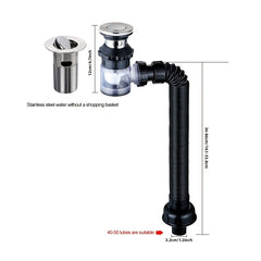 Flexible Sink Drain Pipe for Kitchen Sink & Garbage Disposal