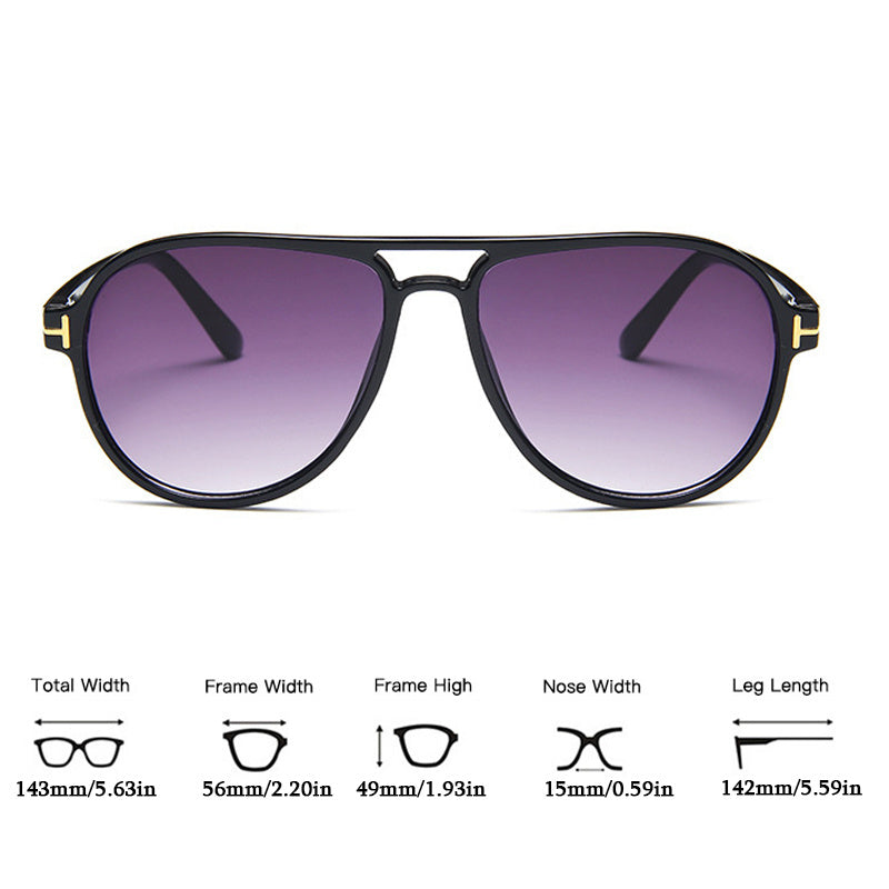 Retro Round Frame UV Protection Sports Sunglasses for Men