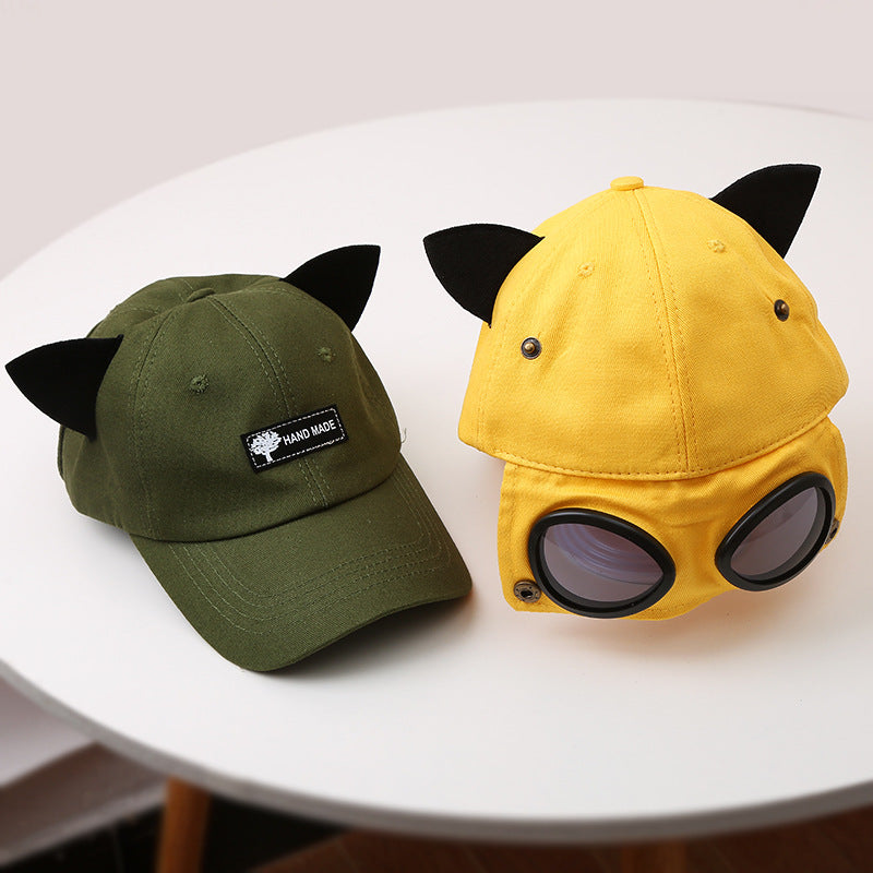 Vintage Dad Hat Men's Novelty Baseball Cap With Pilot Glasses