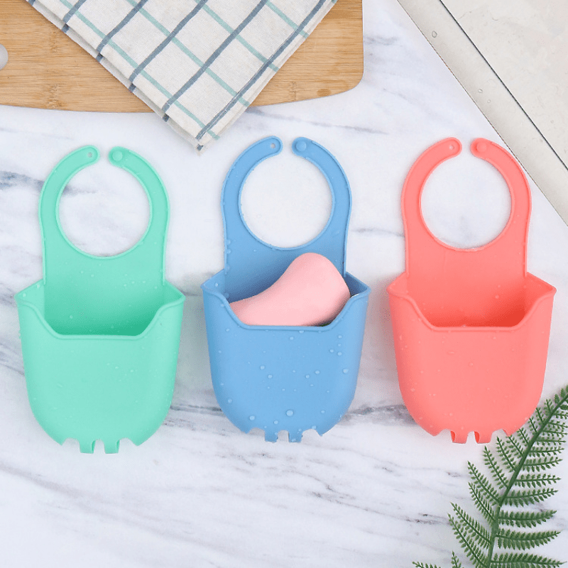 Sink Caddy Sponge Holder Hanging Storage Basket Kitchen Organizer