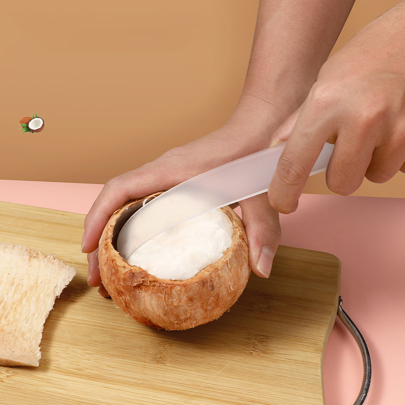 Coconut Opener and Scraper for Kitchen - Easily Remove Coconut Meat