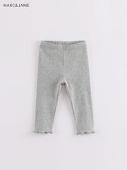 MARC&JANIE Girls Knit Leggings Soft Breathable Kids Clothes