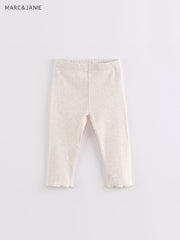 MARC&JANIE Girls Knit Leggings Soft Breathable Kids Clothes