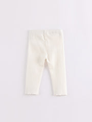 MARC&JANIE Girls Knit Leggings Soft Breathable Kids Clothes