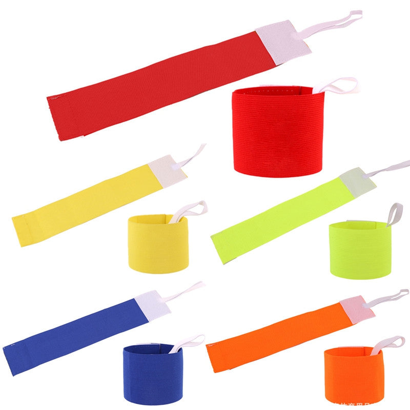 Colorful Football Captain Armband Adjustable Arm Band Anti off Protection