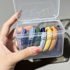 Transparent Square Storage Box Makeup Jewelry Organizer