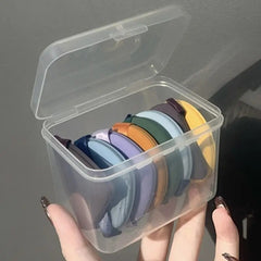 Transparent Square Storage Box Makeup Jewelry Organizer