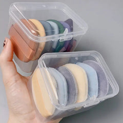 Transparent Square Storage Box Makeup Jewelry Organizer
