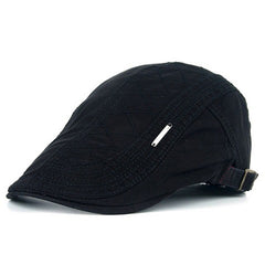 Casual Beret Mesh Peaked Cap Painter Hat Sunshade Retro Forward Hat Cowboy Hat