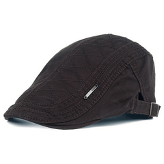Casual Beret Mesh Peaked Cap Painter Hat Sunshade Retro Forward Hat Cowboy Hat