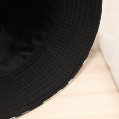 Cartoon Mushroom Bucket Hat Sunscreen Casual Sun Hat Printed Fisherman Cap