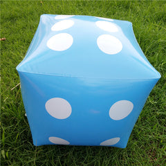 Oversized Inflatable Dice Blow Up Cube Stage Prop Party Beach Pool Toy