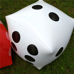 Oversized Inflatable Dice Blow Up Cube Stage Prop Party Beach Pool Toy