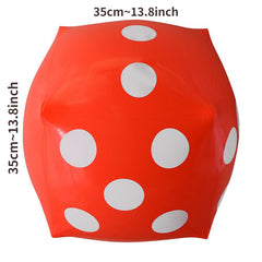Oversized Inflatable Dice Blow Up Cube Stage Prop Party Beach Pool Toy