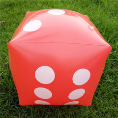 Oversized Inflatable Dice Blow Up Cube Stage Prop Party Beach Pool Toy