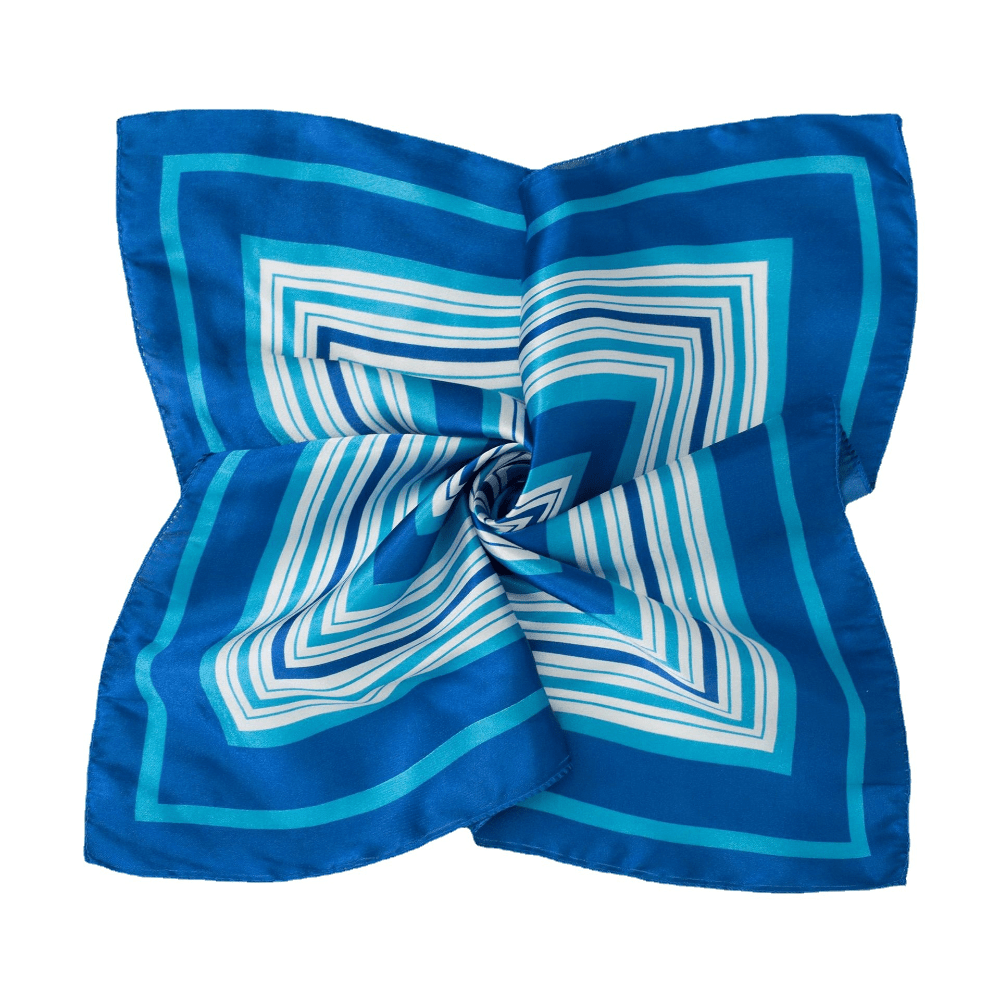Graphic Bandana Silk Neckerchief Head Wrap Bag Handle Charm