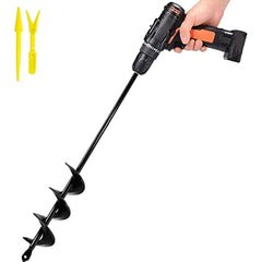 Ground Drill Joint w/ Plastic Parts Auger Spiral Drill Bit for Planting