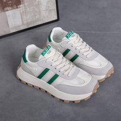 Women's Mesh Running Shoes Thick Sole Platform Casual Sneakers