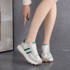 Women's Mesh Running Shoes Thick Sole Platform Casual Sneakers