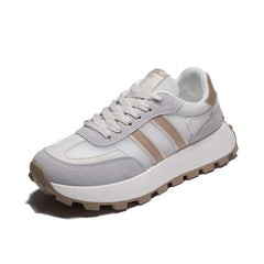 Women's Mesh Running Shoes Thick Sole Platform Casual Sneakers