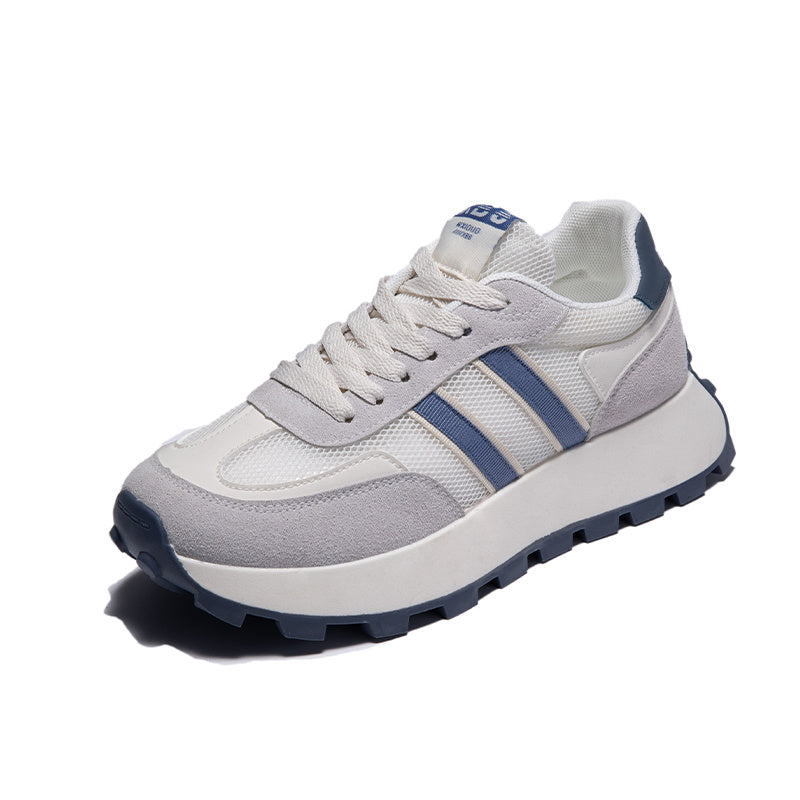 Women's Mesh Running Shoes Thick Sole Platform Casual Sneakers