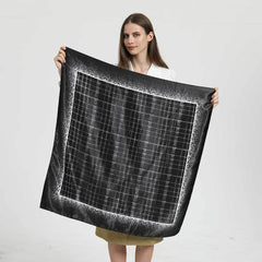 Paisley Geometric Bandana Satin Square Scarf Neckerchief Shawl For Women