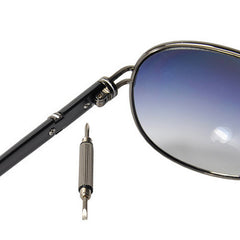 Portable Eyeglass Screwdriver Keychain 3-in-1 Watch Repair Tool