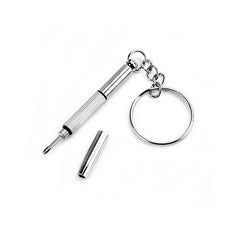 Portable Eyeglass Screwdriver Keychain 3-in-1 Watch Repair Tool