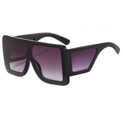 Oversized Gradient Lens Sunglasses Polarized UV400 Shield Glasses