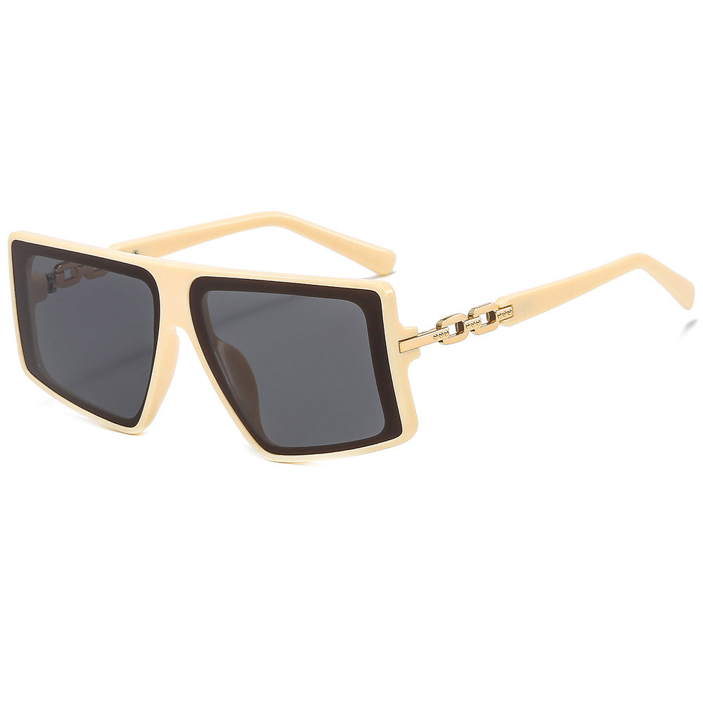 Polarized Jelly Sunglasses UV400 Large Chain Charm Glasses