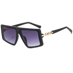Polarized Jelly Sunglasses UV400 Large Chain Charm Glasses