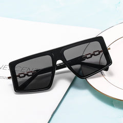Polarized Jelly Sunglasses UV400 Large Chain Charm Glasses