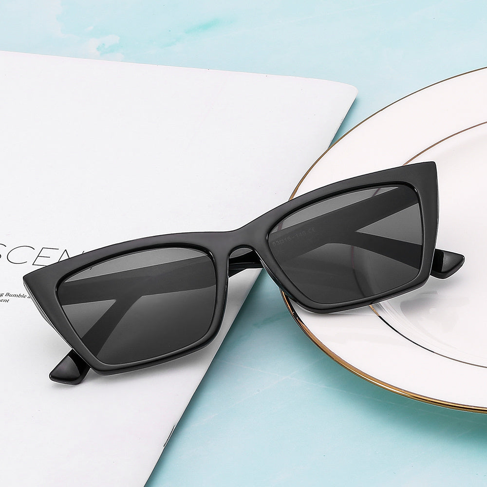 Polarized Cat Eye Sunglasses, Jelly Frame, UV400