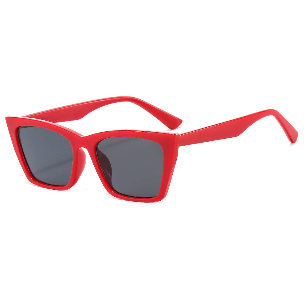 Polarized Cat Eye Sunglasses, Jelly Frame, UV400